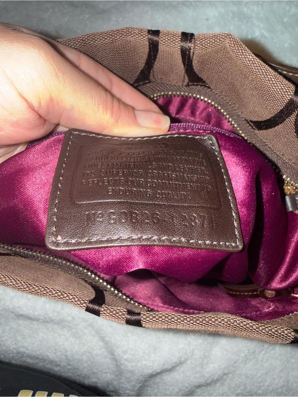 Coach brown Carly hobo bag - Picture 6 of 14